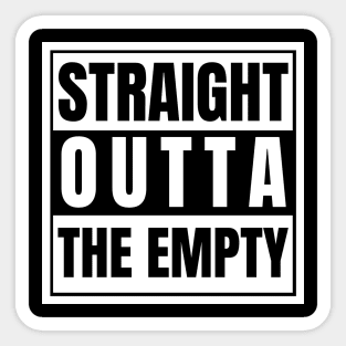 Straight Outta The Empty Supernatural Lore Angel Afterlife The Shadow Sticker